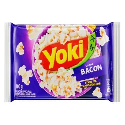 Milho P/ Pipoca Micro Yoki Pacote 100g Bacon